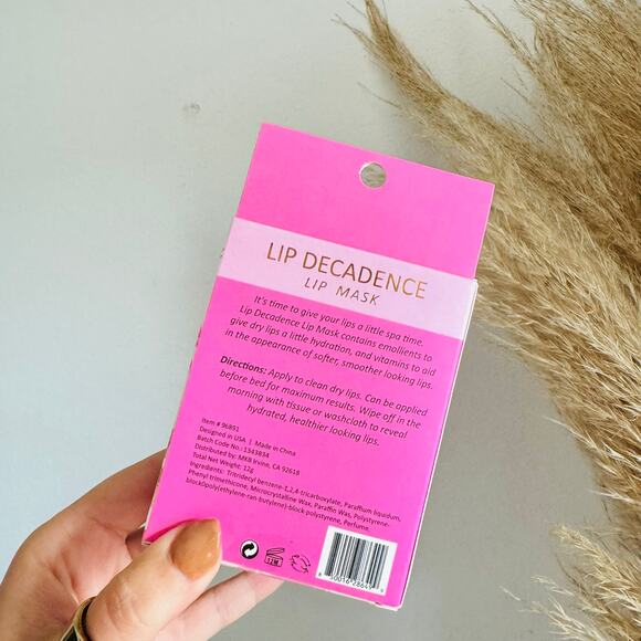 NEW SEPHORA Luxe Beauty Decadence Hydrating Softening Moisturizer Lip Mask - Picture 3 of 6